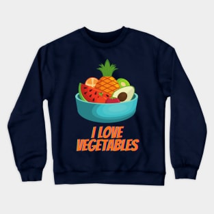 Slightly Wrong Vegetables Fruits Crewneck Sweatshirt